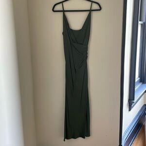 Zara Satin Midi Party Dress (M) Never Worn